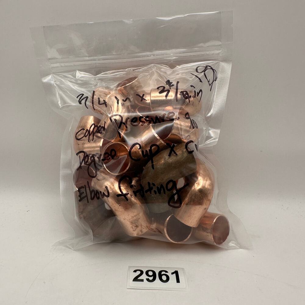 LOT OF 18 - 3/4" COPPER 90 DEGREE ELBOW FITTING CXC MIXED CONDITION